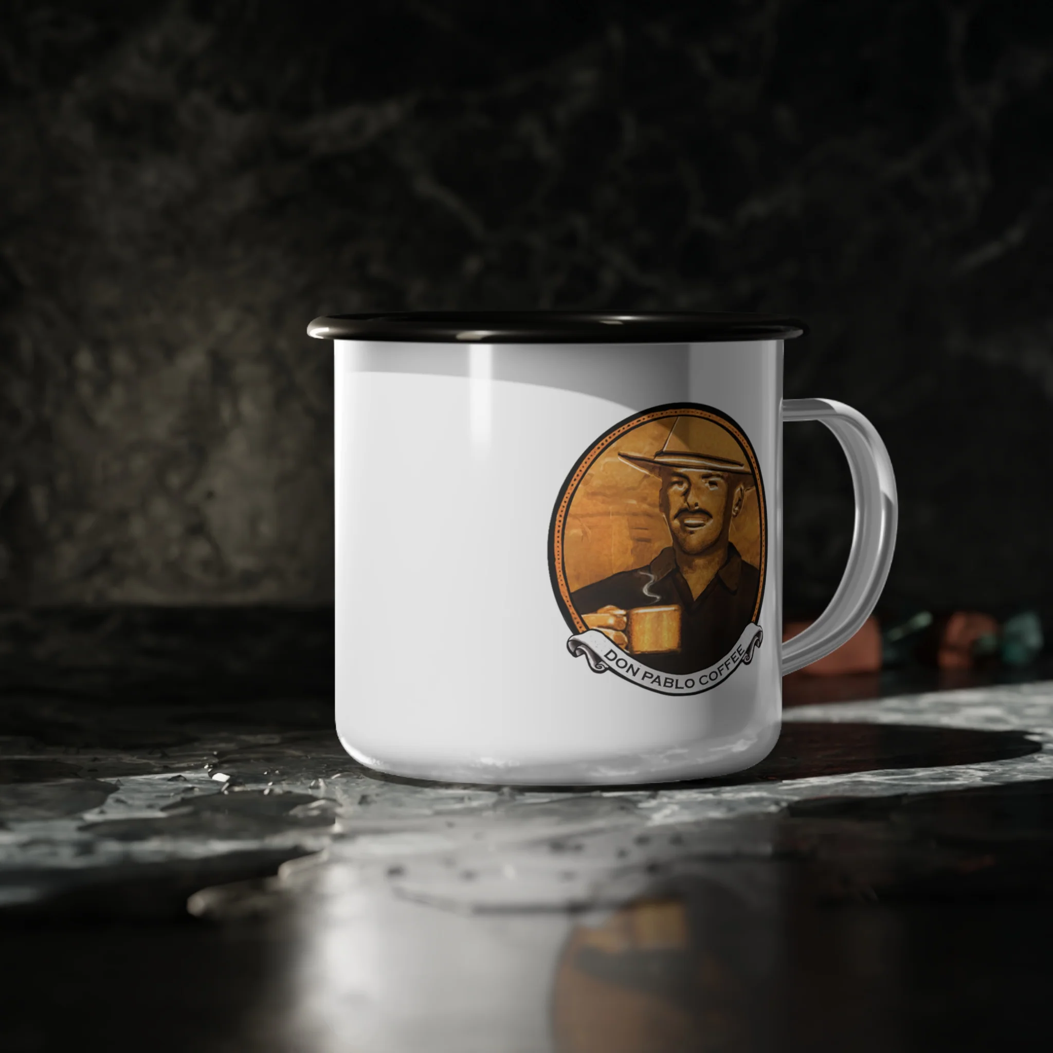 Don Pablo Coffee 12oz Enamel Camper Cup - Image 4