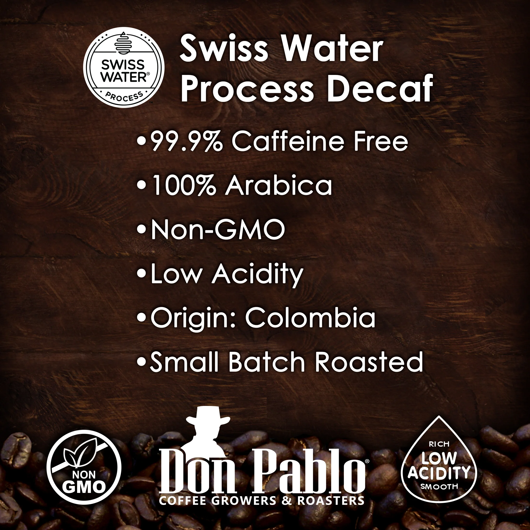 Don Pablo Colombian Swiss Water Decaf - Image 3