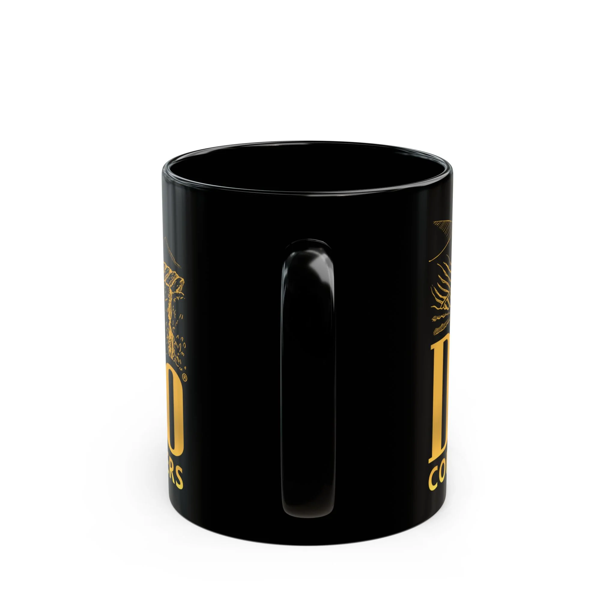 Don Pablo coffee black and gold ceramic mug - Image 5