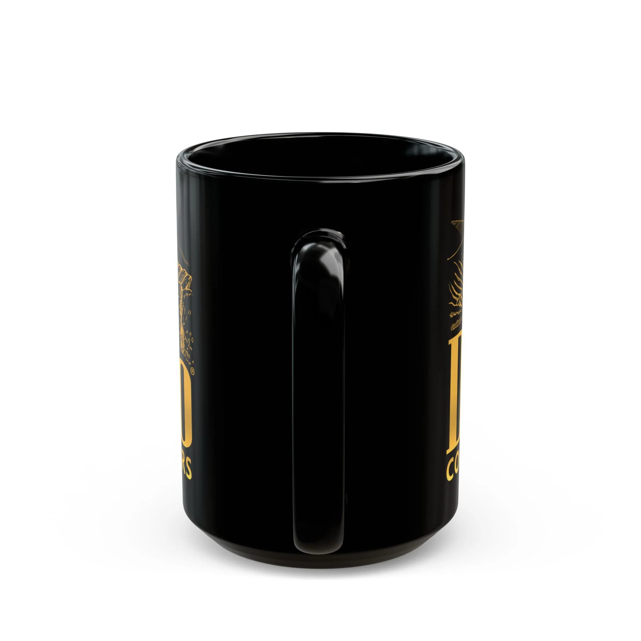 Don Pablo coffee black and gold ceramic mug - Image 8