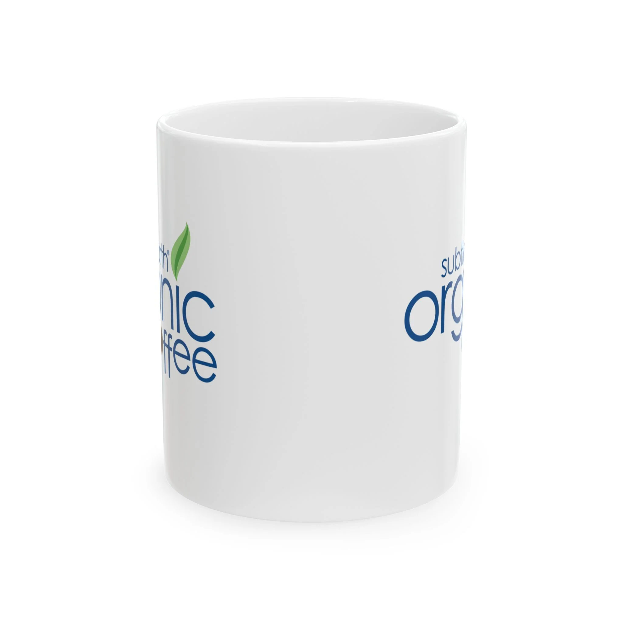 Subtle Earth Organic Coffee Ceramic Coffee Mug - Image 5