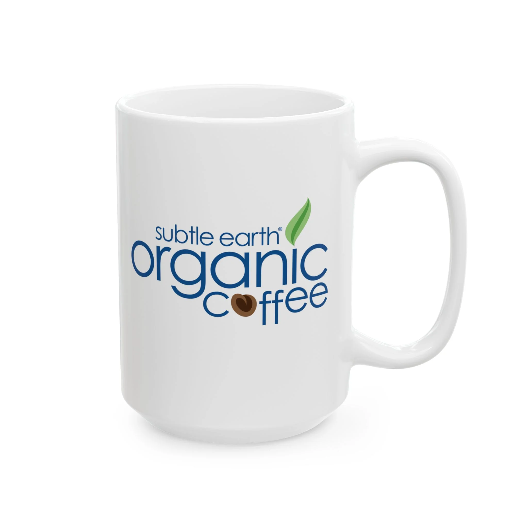 Subtle Earth Organic Coffee Ceramic Coffee Mug - Image 8