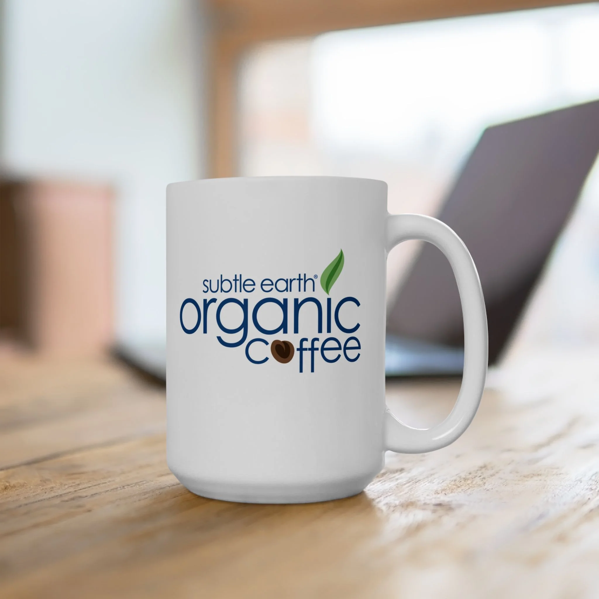 Subtle Earth Organic Coffee Ceramic Coffee Mug - Image 9